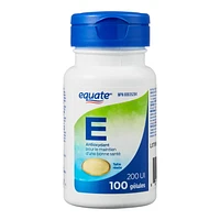 Equate vitamine E 200 UI 100 gélules