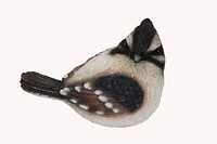 Mainstays Black and White Fat Bird Statue