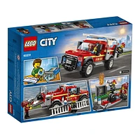 LEGO City Fire Chief Response Truck 60231 Toy Building Kit, 201 pieces, 2 mini figures