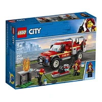 LEGO City Fire Chief Response Truck 60231 Toy Building Kit, 201 pieces, 2 mini figures