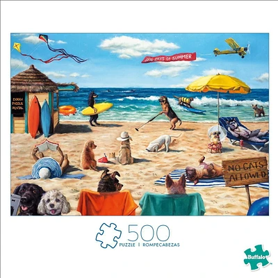 Buffalo Games Art of Play Dog Days of Summer 500 Piece Jigsaw Puzzle