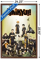 Haikyu!! - Key Art Wall Poster, 22.375" x 34" Framed