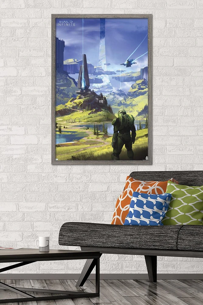 Halo Infinite - Master Chief Valley Wall Poster