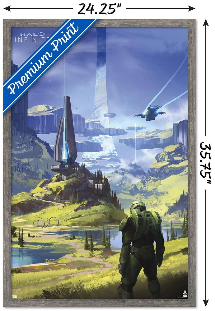 Halo Infinite - Master Chief Valley Wall Poster