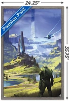 Halo Infinite - Master Chief Valley Wall Poster