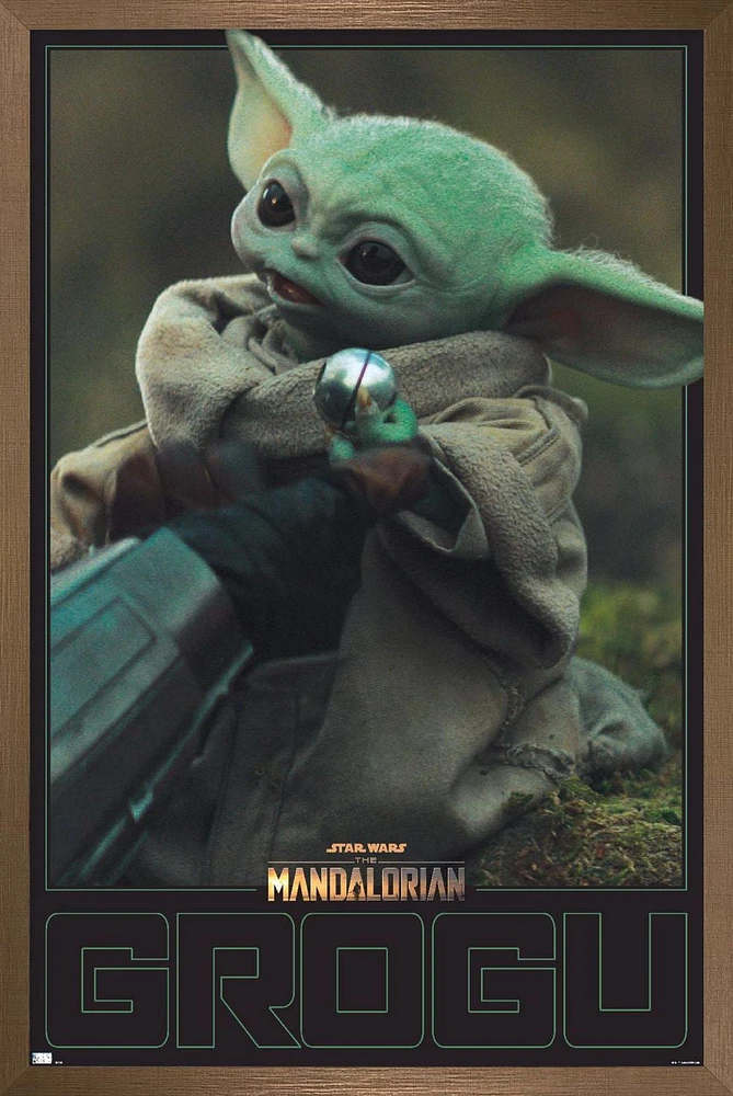 Star Wars: The Mandalorian Season 2 - Grogu Wall Poster, 22.375" x 34" Framed