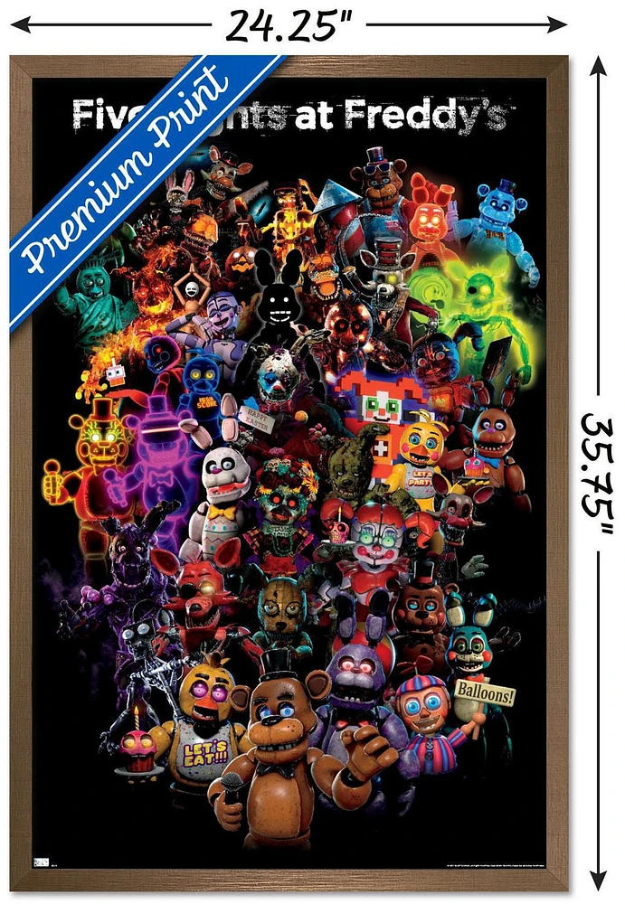 Five Nights at Freddy's: Special Delivery - Collage Wall Poster