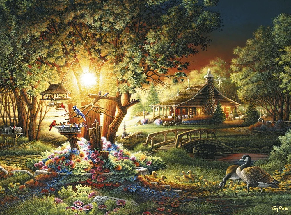 Buffalo Games Terry Redlin The Colours of Spring 1000 Piece Jigsaw Puzzle