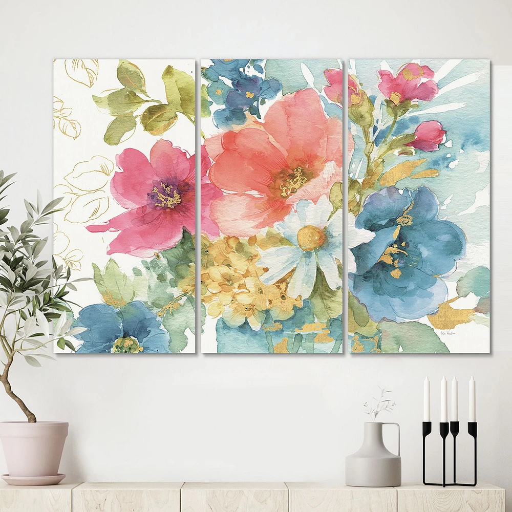 Designart My French Garden Canvas Wall Art