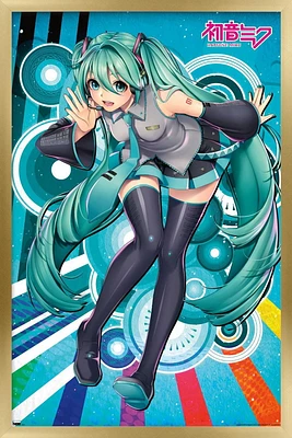 Hatsune Miku - Whisper Wall Poster with Magnetic Frame, 22.375" x 34"