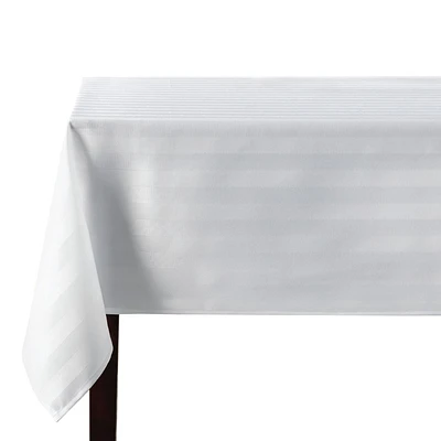 Hometrends Microfiber Stripe Tablecloth