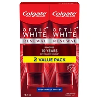 Colgate Optic White Renewal, High Impact White, 2 Pack