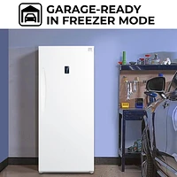 Kenmore 14 Cu. Ft. Convertible Upright Freezer/Refrigerator, Garage-Ready, Frost-Free (390L), White