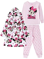 Minnie Mouse Knit Sleep 3 Piece PJ set - Toddler, Sizes 2T-5T