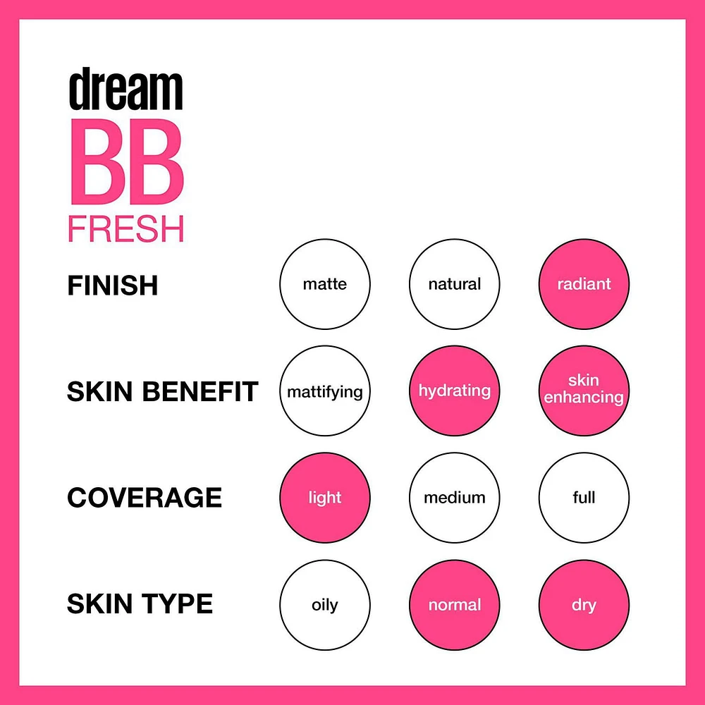 Maybelline New York Crème BB Dream Fresh BB crème légère