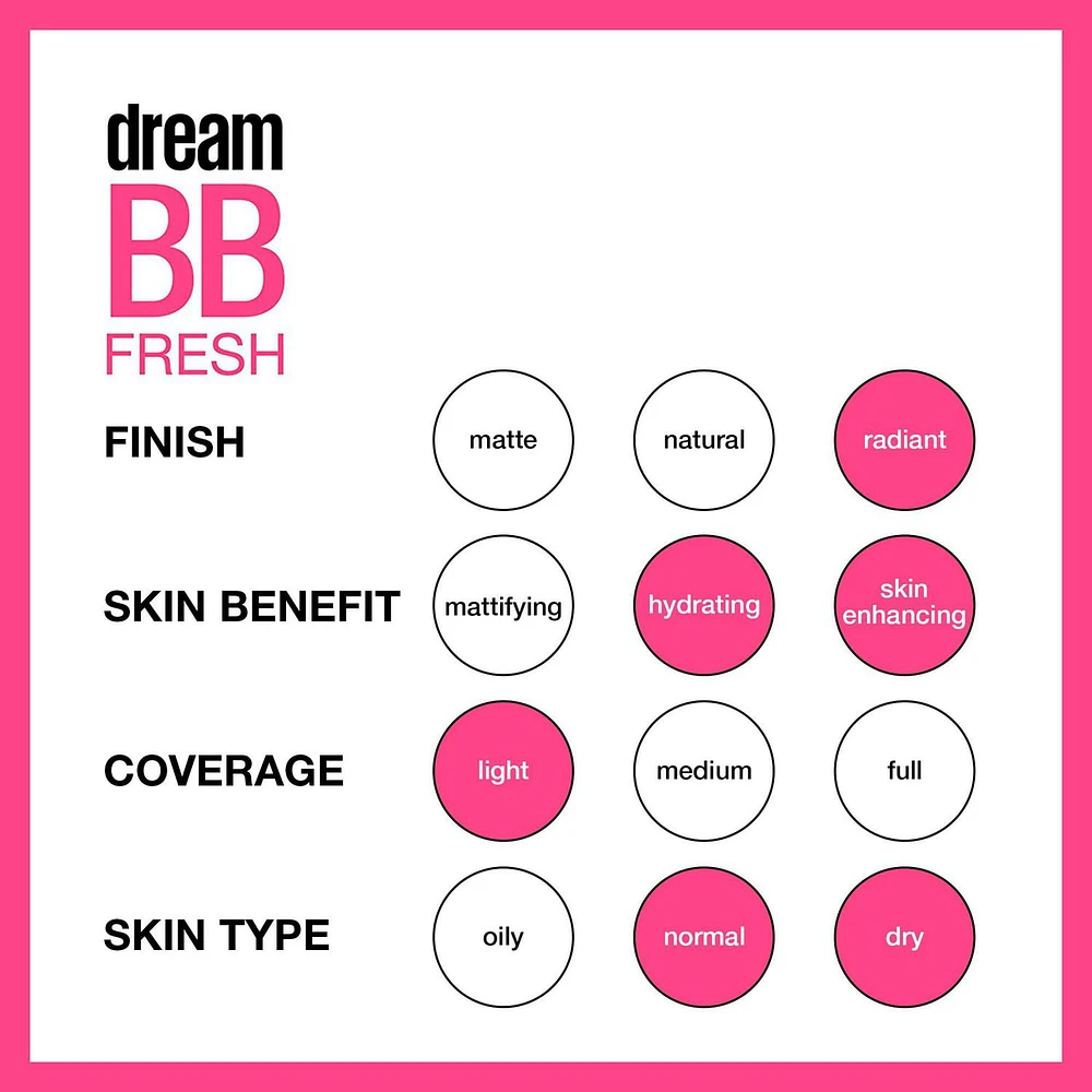 Maybelline New York Crème BB Dream Fresh BB crème légère