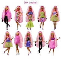 ​Barbie Extra Deluxe Doll & Accessories Set with Pet, Mix & Match Pieces for 30+ Looks