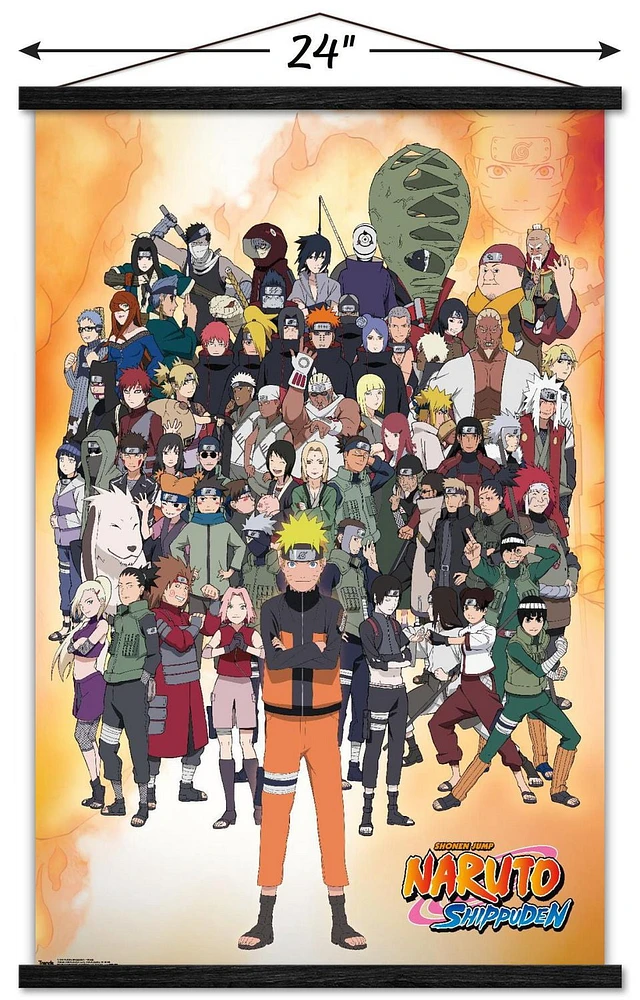 Naruto Shippuden - Group Wall Poster, 22.375" x 34"