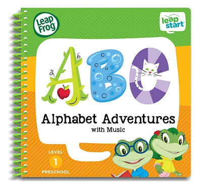 LeapFrog LeapStart 3D Preschool Activity Book (Level 1): Alphabet Adventures with Music - English Version, 2 to 4 years