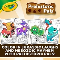 Crayola Prehistoric Pals Colouring Book, 176 Pages, 176 Colouring Pages