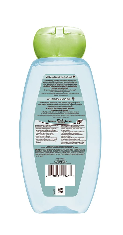 Whole Blends Coconut Water & Aloe Vera Shampoo, 370 mL