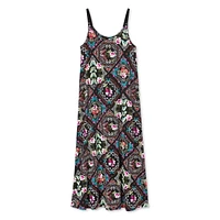 Paisley Sky Maternity Nursing Maxi Dress, Sizes S-XXL