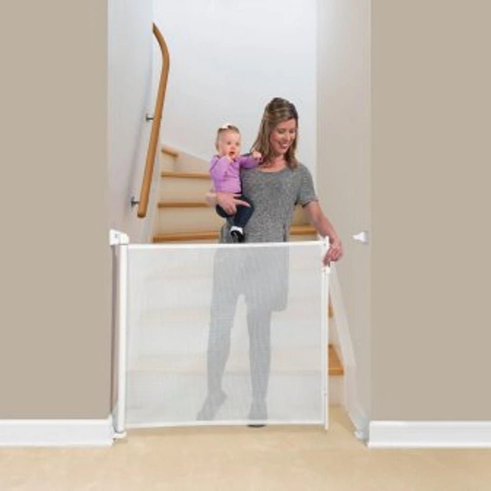 KidCo Retractable Safeway Mesh Gate White