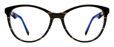 Christian Siriano Lunettes De Vue Pour Femmes, Ainsley, Brun, 56.0-17.0-144