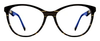 Christian Siriano Lunettes De Vue Pour Femmes, Ainsley, Brun, 56.0-17.0-144