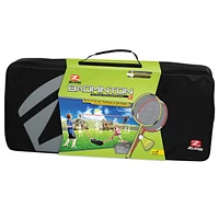 Ensemble de badminton 4 joueurs noir / rouge ZUME GAMES