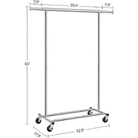 Boutique Home Large Capacity Expandable Coat and Garment Rack