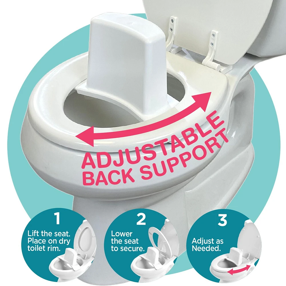 Super Potty Trainer - Adjustable Back Support Potty Trainer, Super Potty Trainer