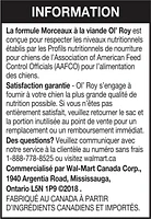 Ol' Roy Morceauz à la viande et sauce - Nourriture sèche pour chiens adultes