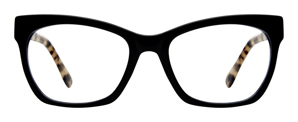 Rachel Zoe Womens Prescription Eyeglasses, Juniper, Black Tortoise, 51-16-142