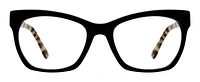 Rachel Zoe Womens Prescription Eyeglasses, Juniper, Black Tortoise, 51-16-142