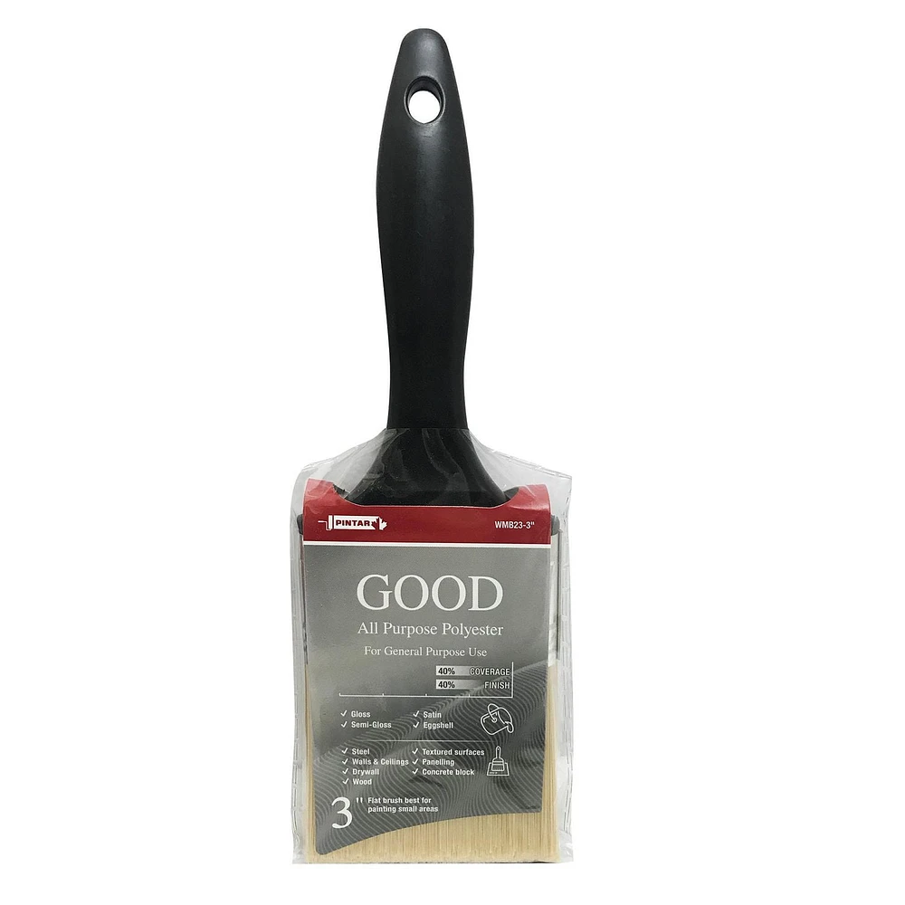 Pintar 3" Flat Good Brush, One piece