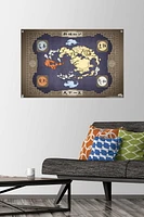 Avatar: The Last Airbender - Map Wall Poster, 22.375" x 34" Framed