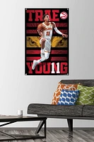 NBA Atlanta Hawks - Trae Young 20 Wall Poster, 22.375" x 34" Framed