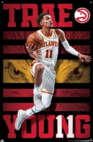 NBA Atlanta Hawks - Trae Young 20 Wall Poster, 22.375" x 34" Framed