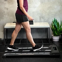 GoZone Walking Treadmill/Pad for Standing Desks – Black/Grey