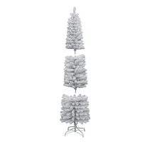 Holiday Time 7FT Pre-lit White Pencil Christmas Tree