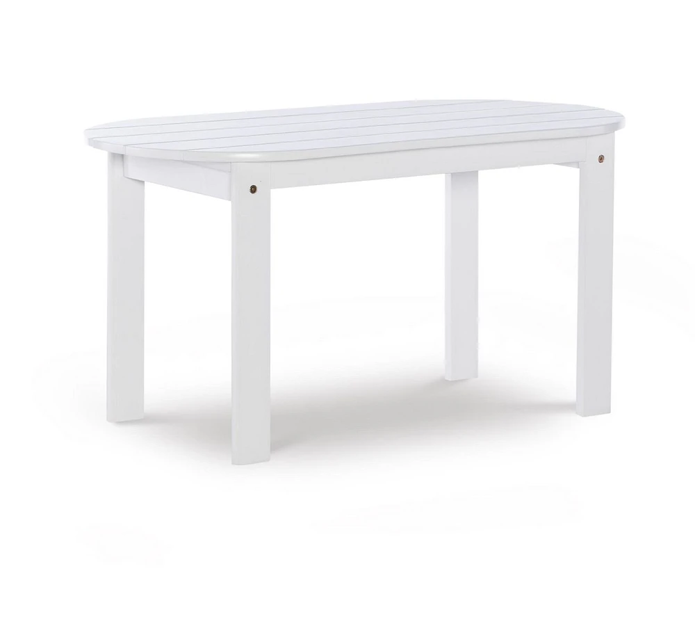 White Adirondack Outdoor Coffee Table