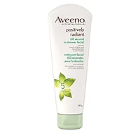 Aveeno Positively Radiant Hydratant quotidien FPS 15 + Aveeno Positively Radiant Nettoyant facial 60 secondes pour la douche Bonus Pack