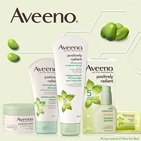 Aveeno Positively Radiant Hydratant quotidien FPS 15 + Aveeno Positively Radiant Nettoyant facial 60 secondes pour la douche Bonus Pack