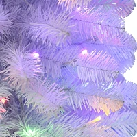 Holiday Time 7FT Pre-lit White Pencil Christmas Tree