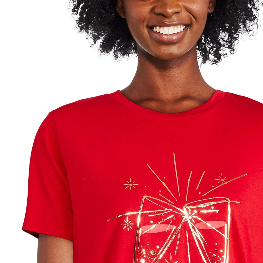 George Women's Christmas Short Sleeve Tee