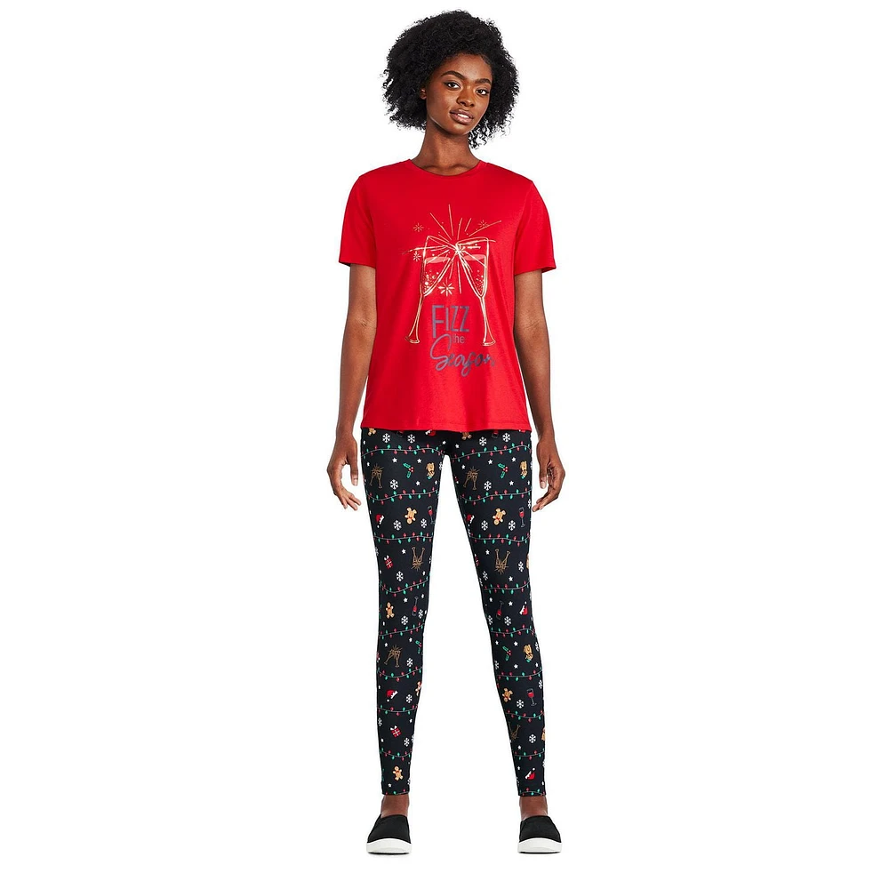 George Women's Christmas Short Sleeve Tee