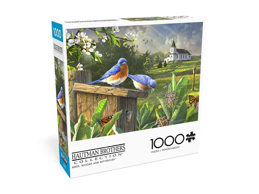 Buffalo Games - Hautman Brothers - Birds, Blooms, and Butterflies - 1000 Piece Jigsaw Puzzle