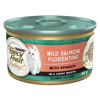 Fancy Feast Medleys Saumon Sauvage à la Florentine, Nourriture Humide pour Chats 85 g 85 g