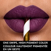 COVERGIRL Rouge à lèvres Ultra Mat Exhibitionist, ne craque pas, augmente l'hydratation des lèvres jusqu'à 40%, dure jusqu'à 24h, 100 % Sans Cruauté Rouge à lèvres mat richement coloré